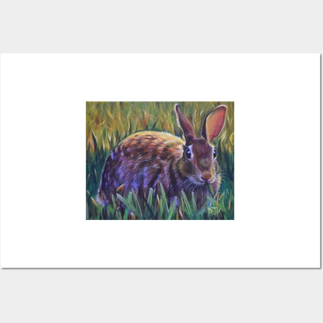 Sunrise Rabbit or Bunny Got Snack Wall Art by RJKpoyp